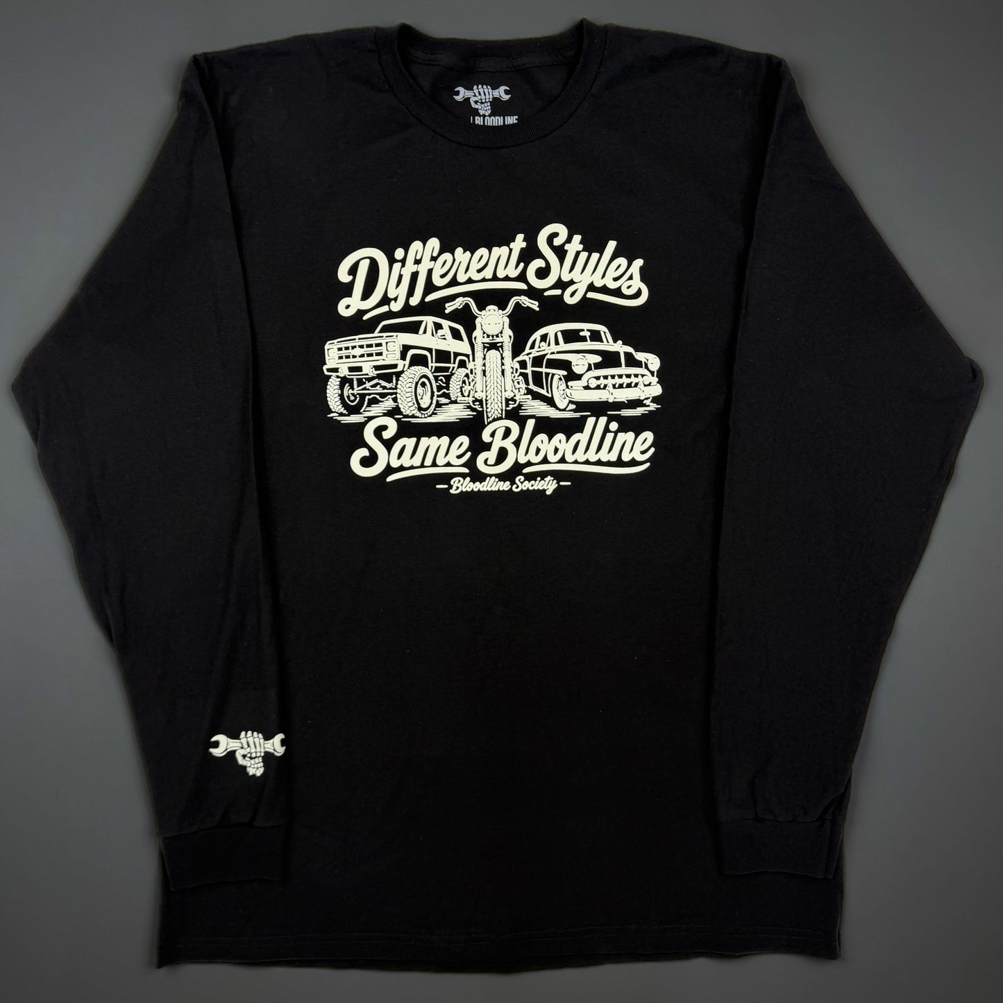 Different Styles Same Bloodline LS Tee