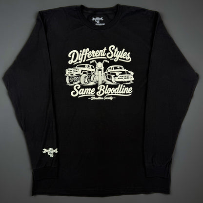 Different Styles Same Bloodline LS Tee