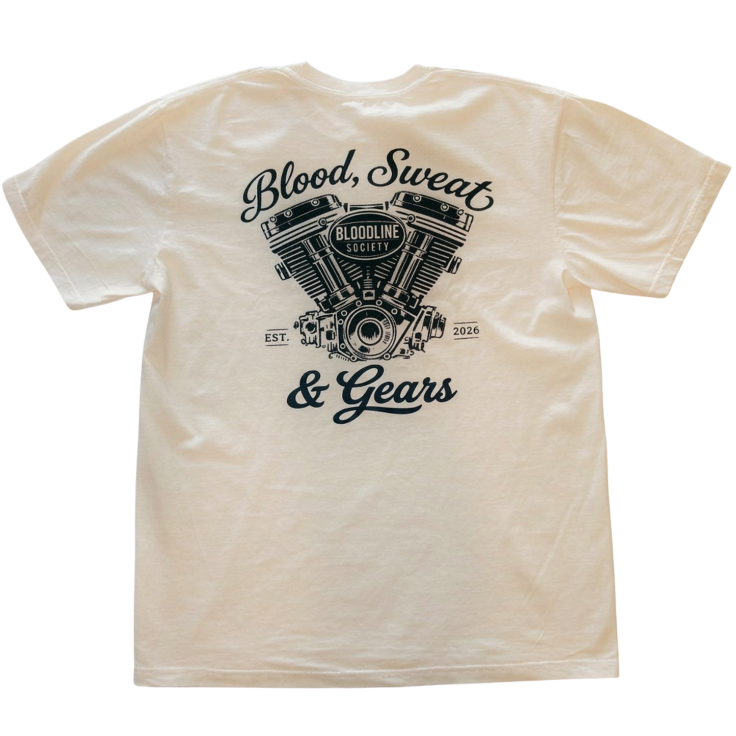Blood, Sweat & Gears — V-Twin Tee