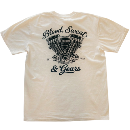 Blood, Sweat & Gears — V-Twin Tee